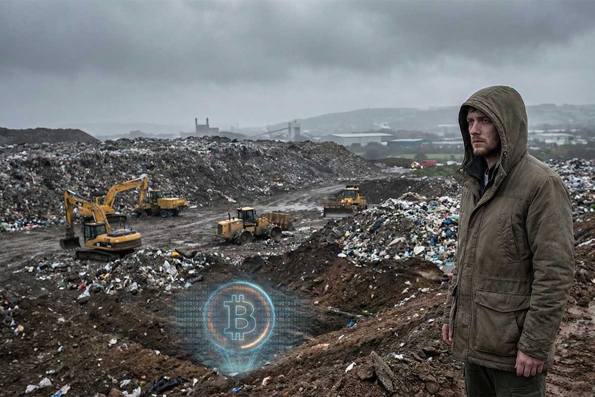 500-Millionen-Euro-Fehler: Der Kampf um die Bitcoin-Müllhalde