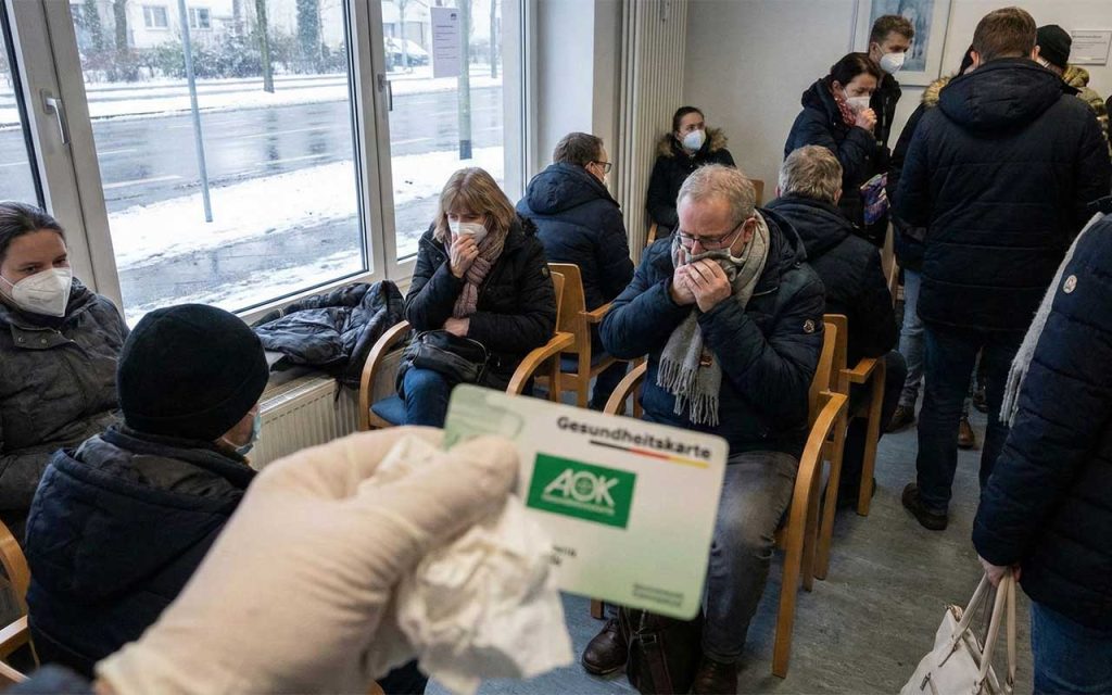 Alarmstufe Rot in den Wartezimmern: Die Grippewelle rollt über Deutschland