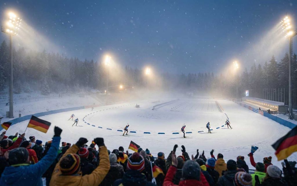 Mythos am Rennsteig: Was die TV-Kameras beim Biathlon-Weltcup in Oberhof nicht zeigen