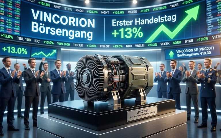 Rüstungsboom auf dem Parkett: Vincorion feiert furiosen Handelsstart an der Frankfurter Börse Rüstungsboom auf dem Parkett: Vincorion feiert furiosen Handelsstart an der Frankfurter Börse