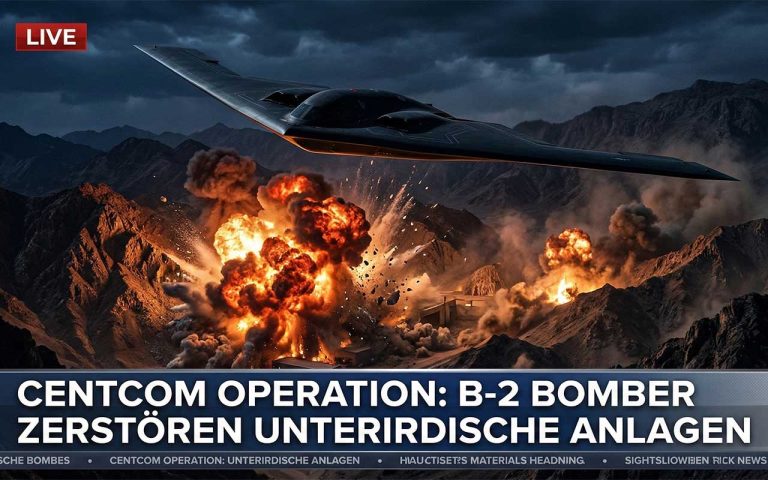 Globale Machtdemonstration: Die B-2 Bomber des CENTCOM und die Zerstörung unterirdischer iranischer Netzwerke Globale Machtdemonstration: Die B-2 Bomber des CENTCOM und die Zerstörung unterirdischer iranischer Netzwerke