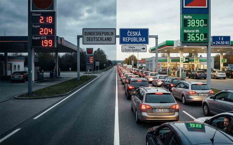 Preisschock an der Zapfsäule: Die Flucht der deutschen Autofahrer nach Tschechien
