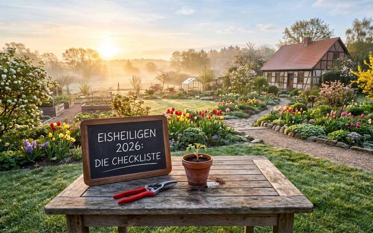 Garten-Guide 2026: Die ultimative Checkliste vor den Eisheiligen – Schützen Sie Ihre grüne Oase Garten-Guide 2026: Die ultimative Checkliste vor den Eisheiligen – Schützen Sie Ihre grüne Oase