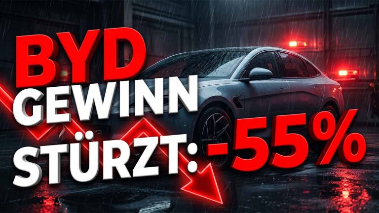 BYD in der China-Krise: Warum der Gewinn des Elektroauto-Giganten um 55 Prozent stürzt