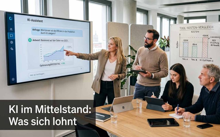 KI Tools Mittelstand 2026: Welche wirklich Geld sparen — und welche es verbrennen