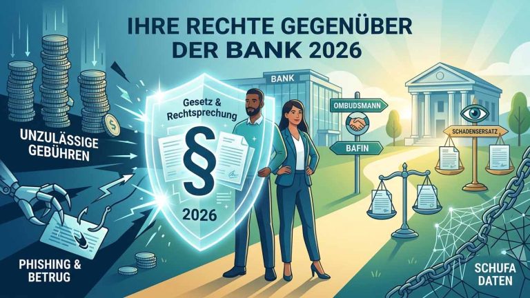 Ihre Rechte gegenüber der Bank 2026: Der große Überblick