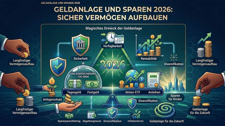 Geldanlage und Sparen 2026: Sicher Vermögen aufbauen Geldanlage und Sparen 2026: Sicher Vermögen aufbauen