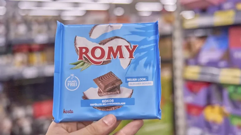 Romy-Schokolade zur „Mogelpackung des Monats“ gekürt Romy wird zur „Mogelpackung des Monats“: Die Tafel schrumpft von 200 auf 150 Gramm, der Kilopreis steigt und der Kakaoanteil sinkt.